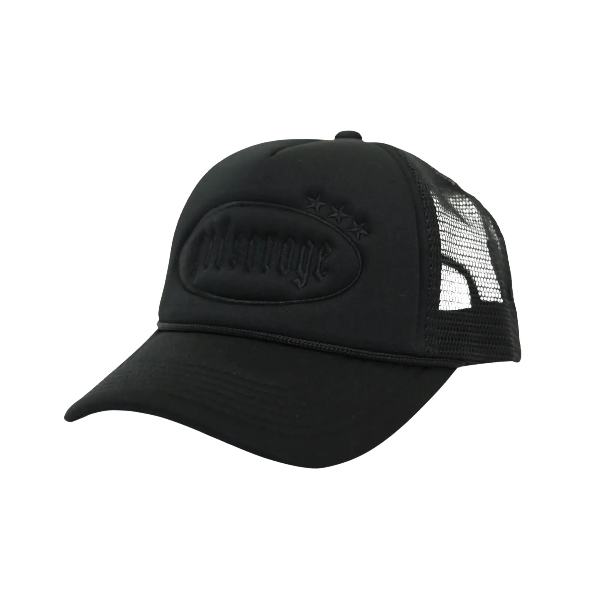 SHADOWS SUN LOGO MESH CAP PMAM ブラック 3 STAR LOGO MESH CAP - BLACK – god savage
