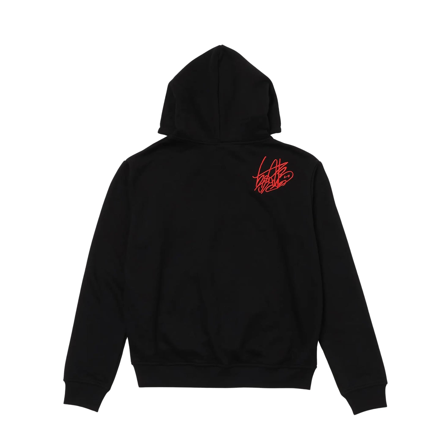 【朝倉未来 × godsavage】OG LOGO HOODIE - BLACK & RED