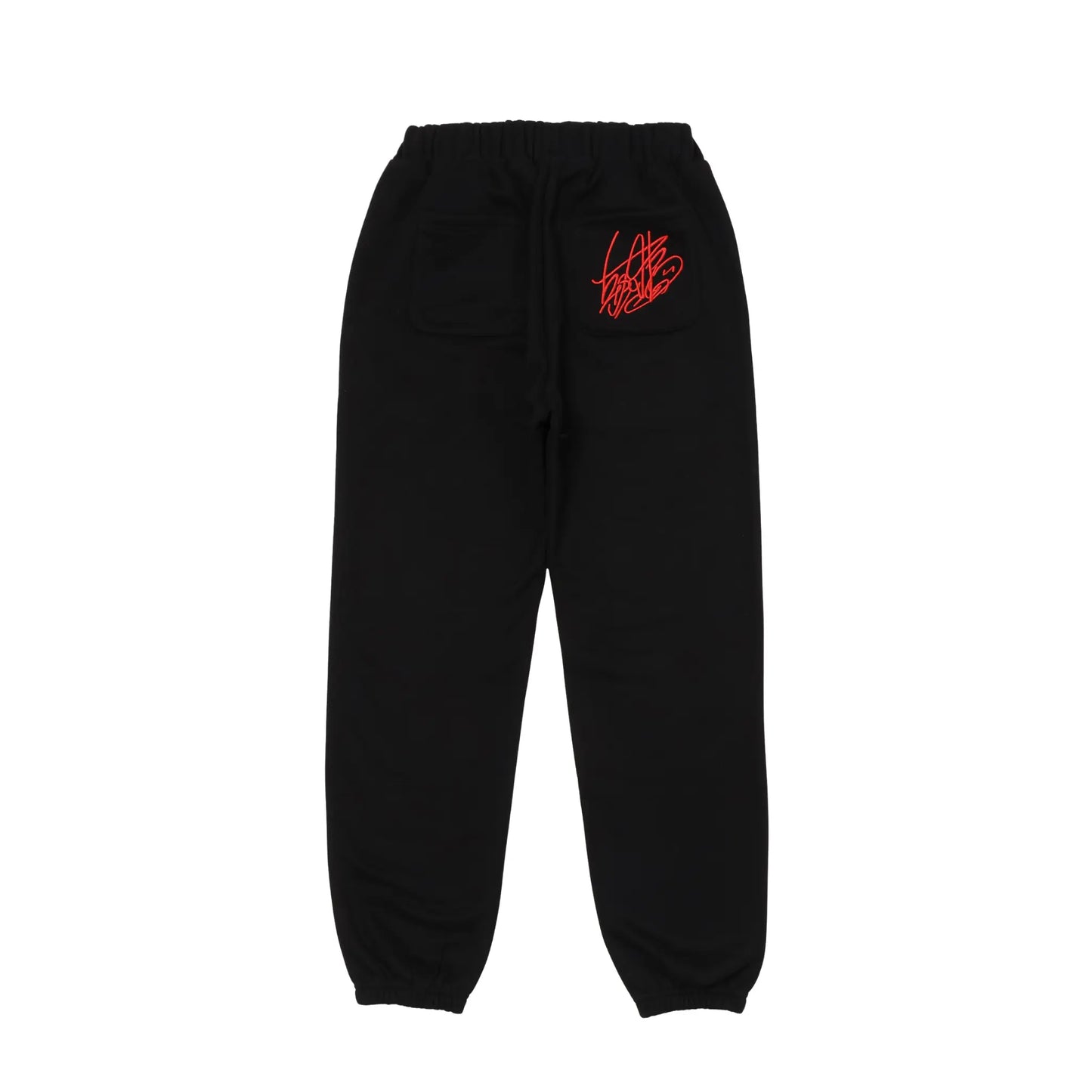 【朝倉未来 × godsavage】OG LOGO SWEATPANTS - BLACK & RED