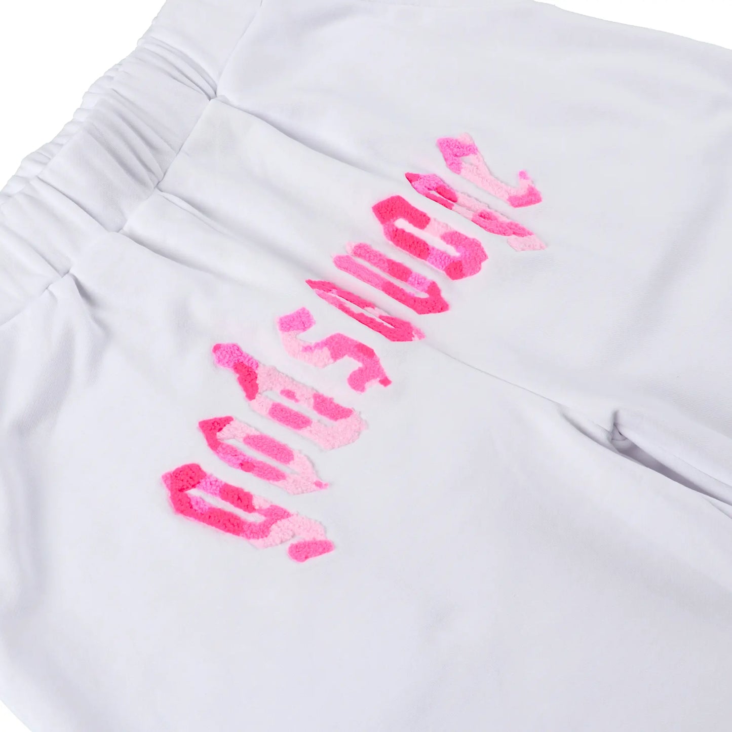 CAMO LOGO SHORTS - WHITE & PINK