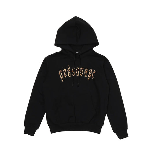 LEOPARD LOGO HOODIE