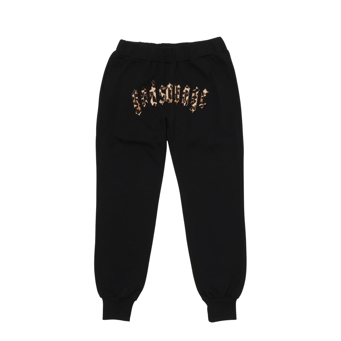 LEOPARD LOGO SWEATPANTS
