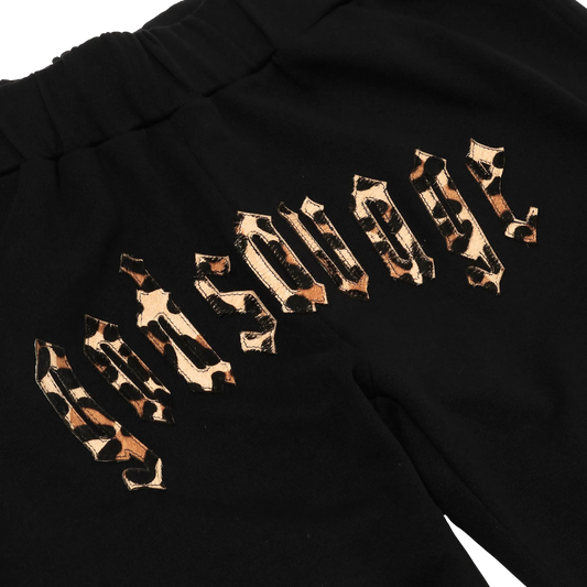 LEOPARD LOGO SWEATPANTS