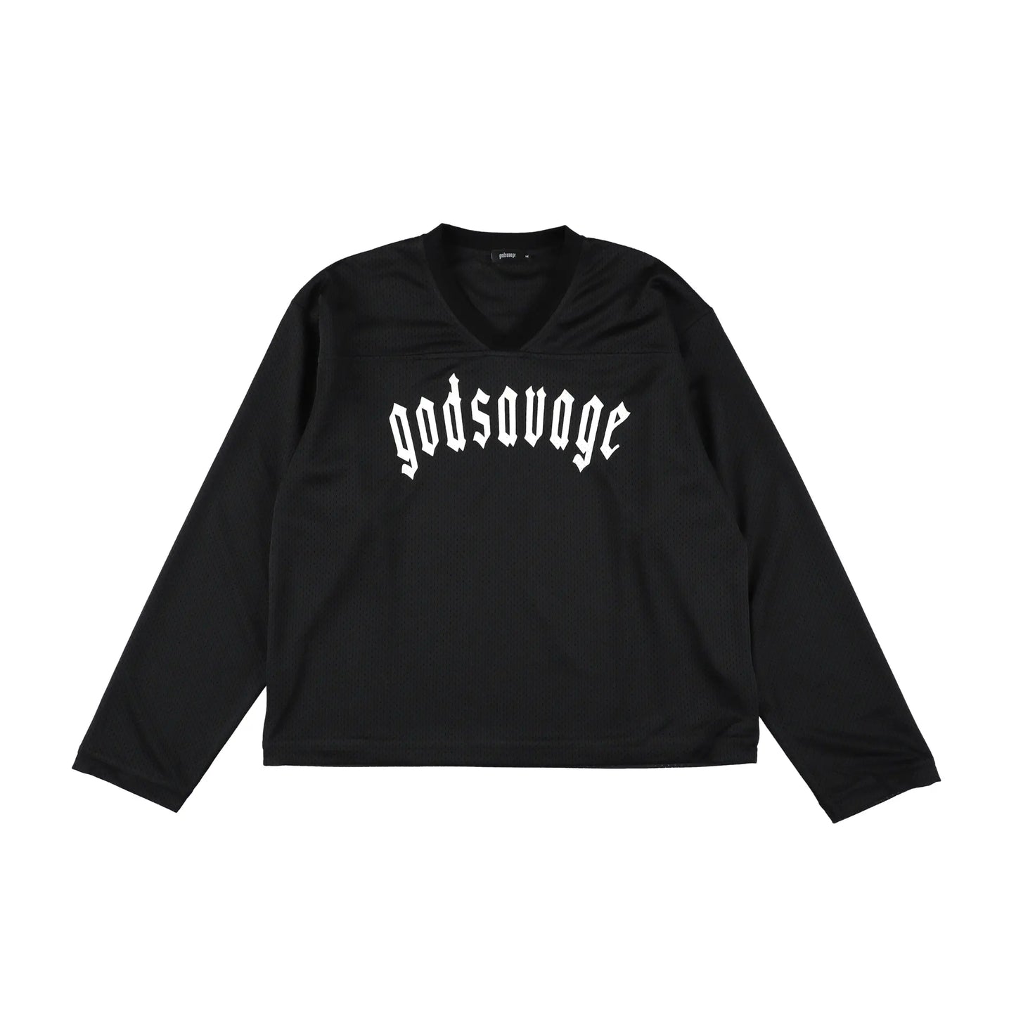 MESH L/S TEE - BLACK