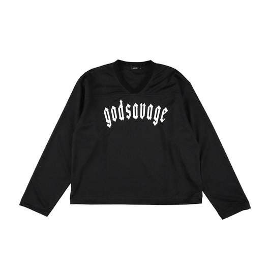 MESH L/S TEE - BLACK