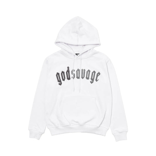 OG LOGO HOODIE - WHITE & GREY