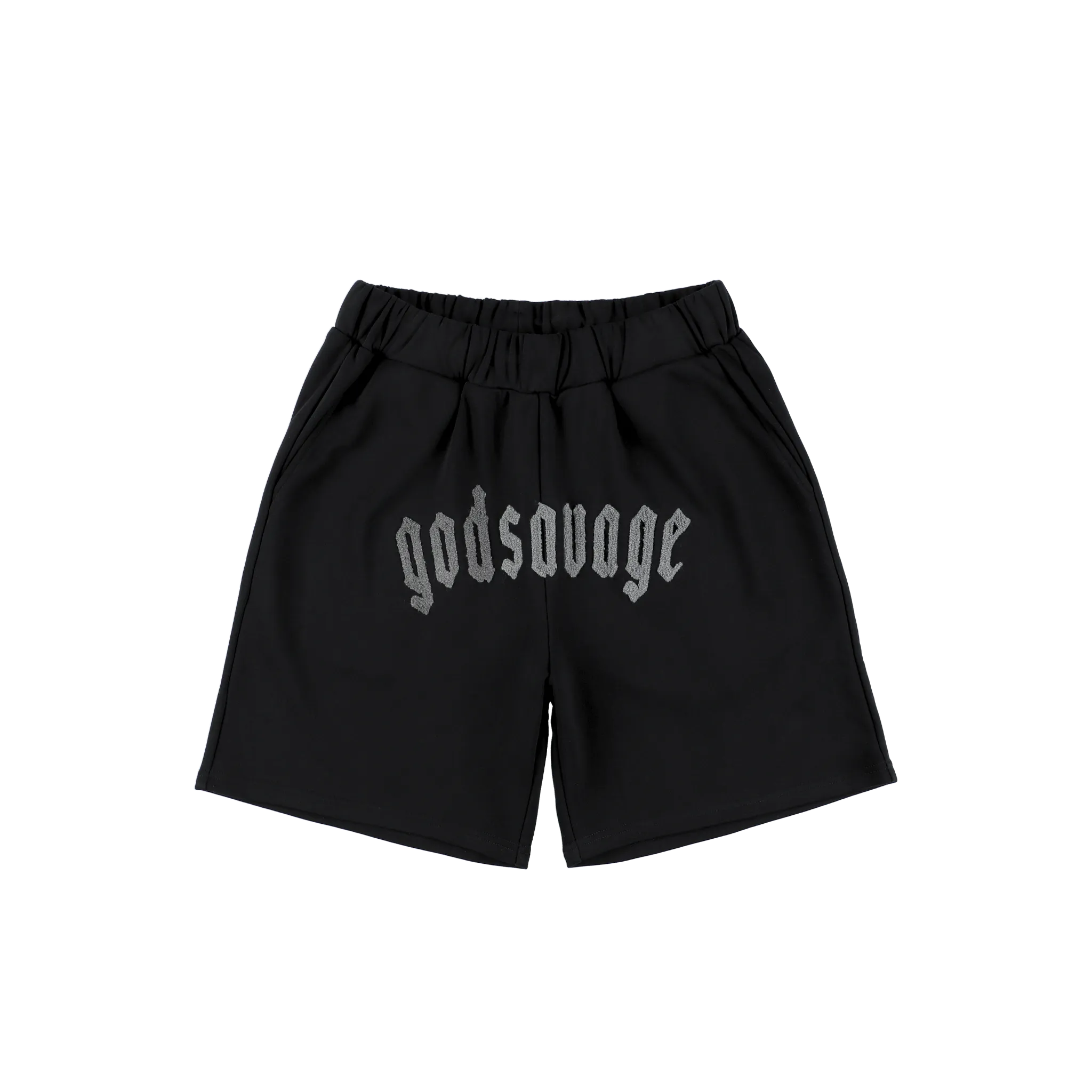 OG LOGO SHORTS - BLACK – god savage