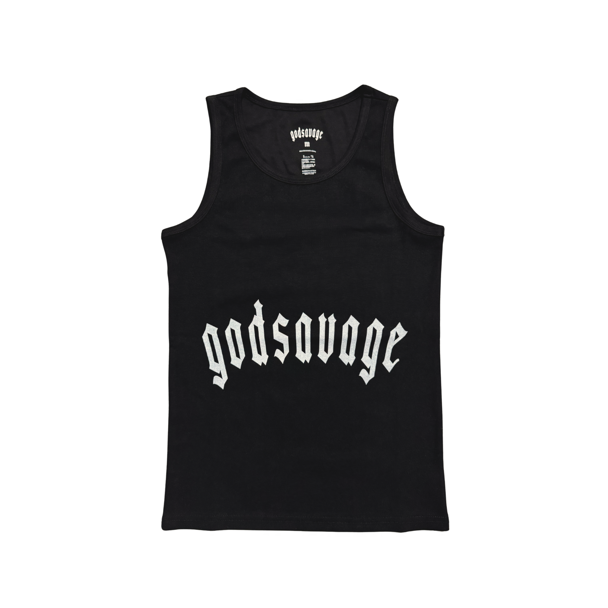 OG LOGO TANK TOP - BLACK – god savage