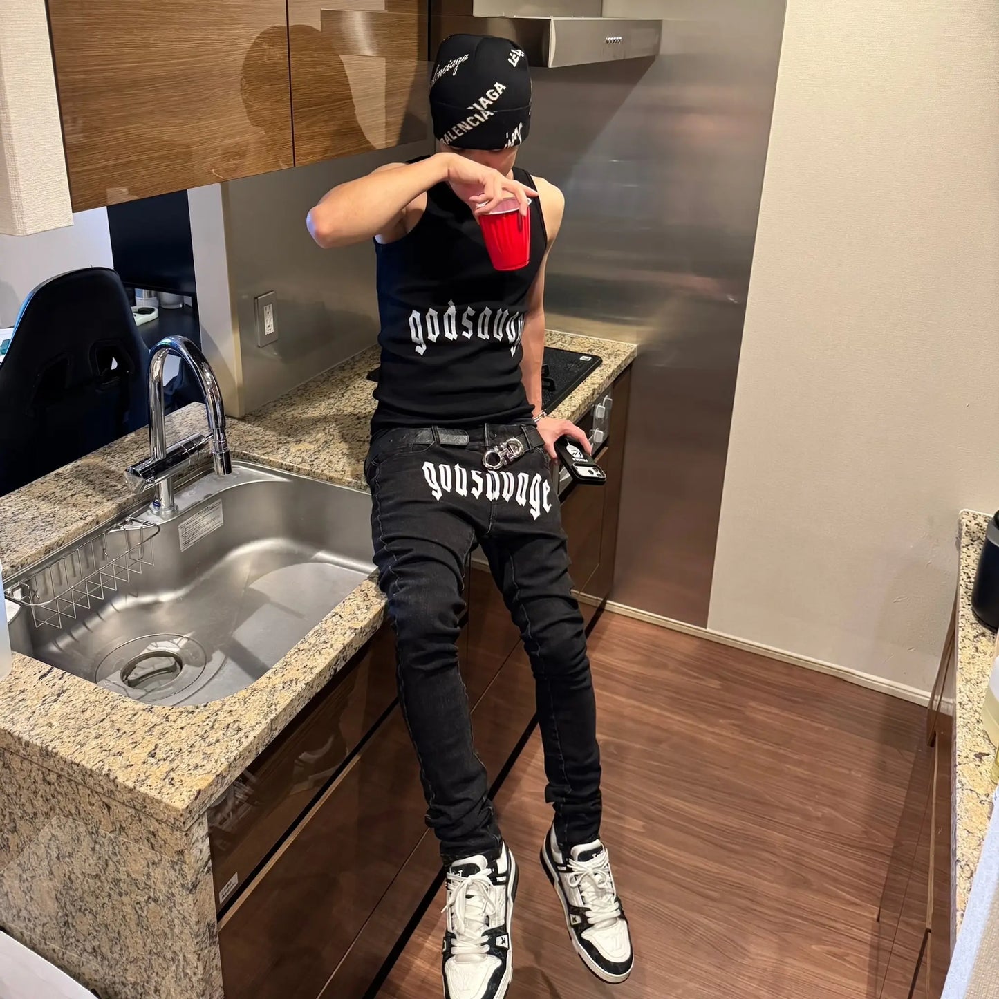 OG LOGO TANK TOP - BLACK