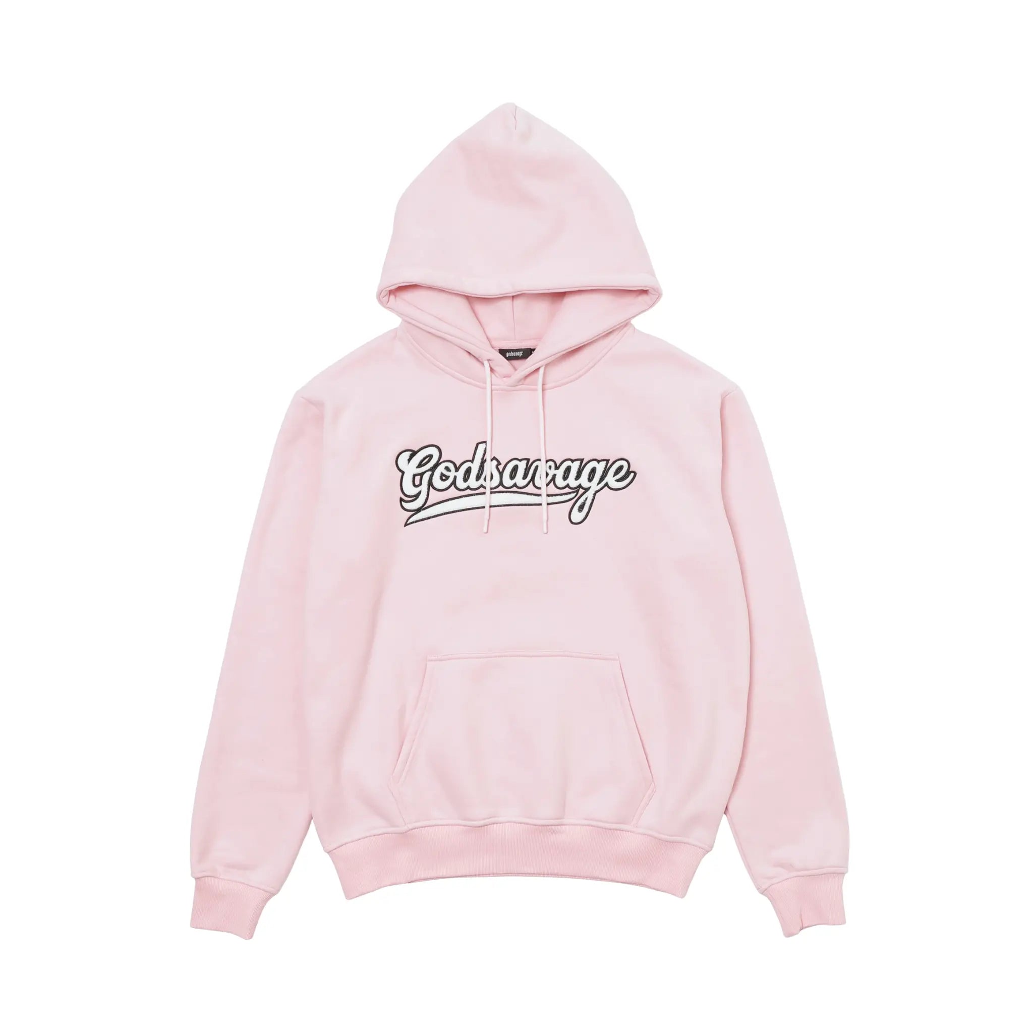 WAVY LOGO HOODIE - PINK – god savage