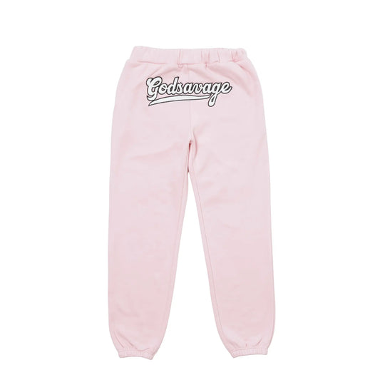 WAVY LOGO SWEATPANTS - PINK
