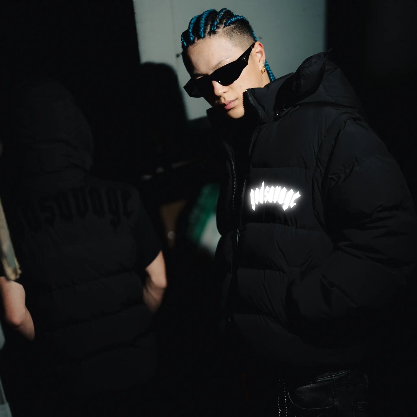 2WAY COTTON JACKET - BLACK