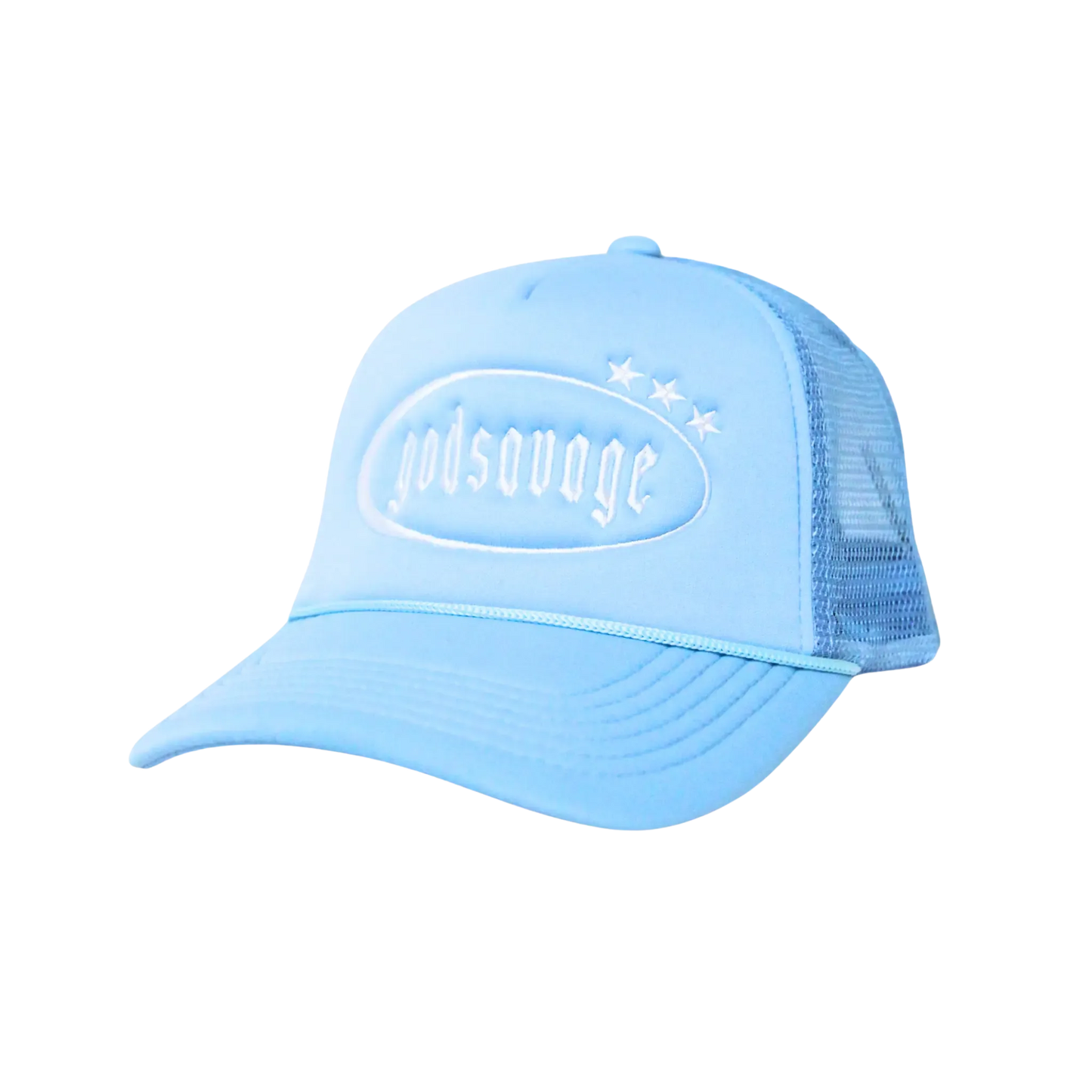 3 STAR LOGO MESH CAP - BLUE