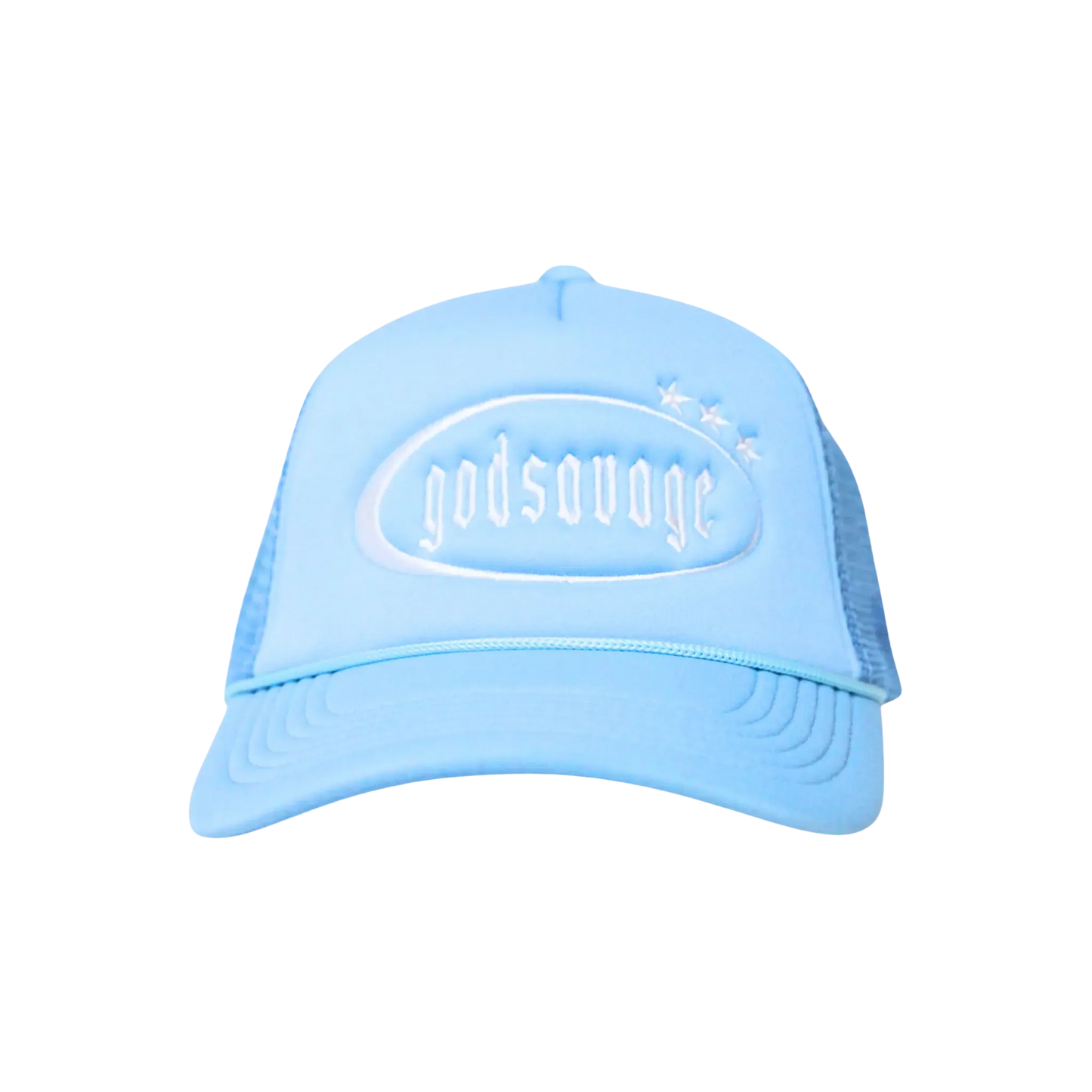 3 STAR LOGO MESH CAP - BLUE