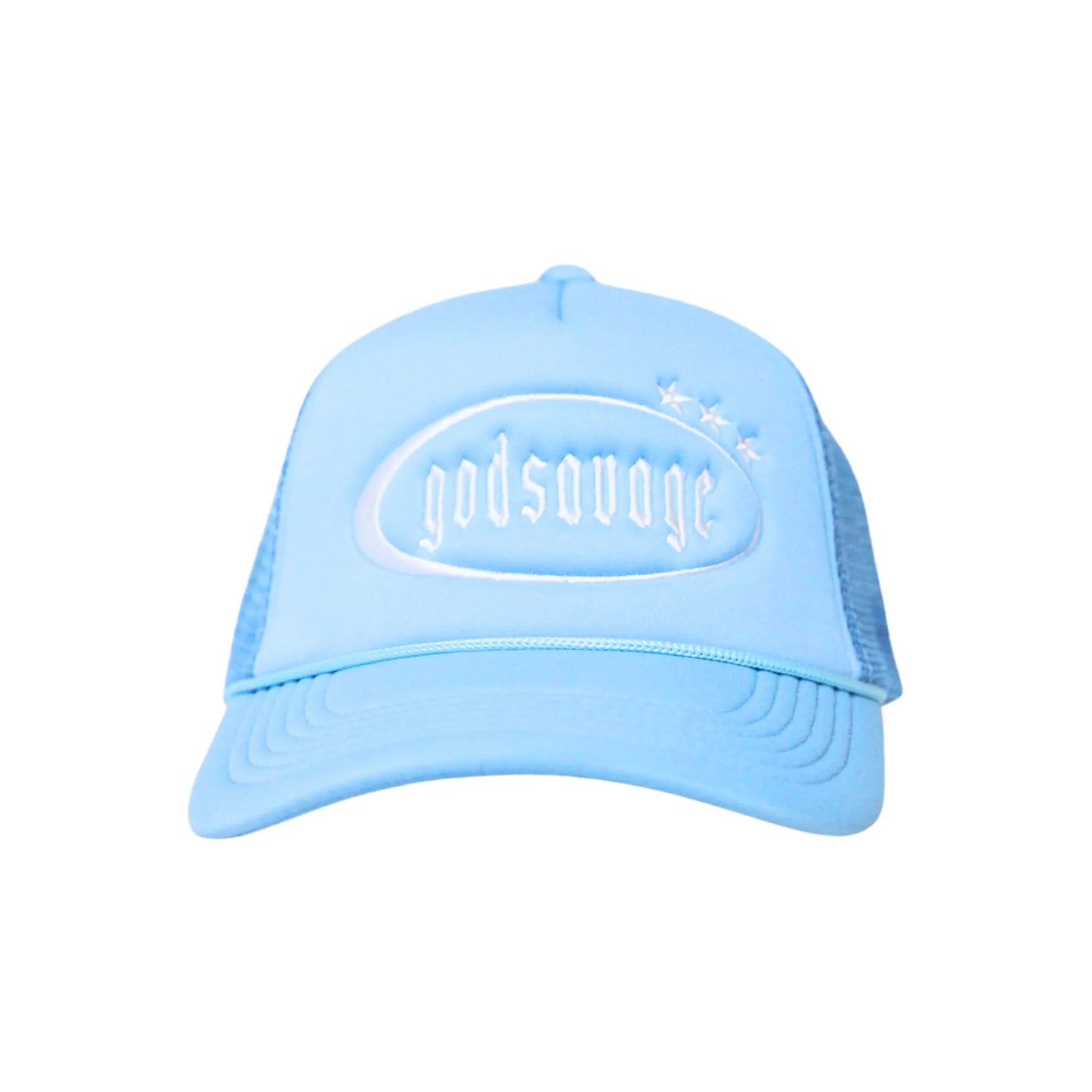 3 STAR LOGO MESH CAP - BLUE