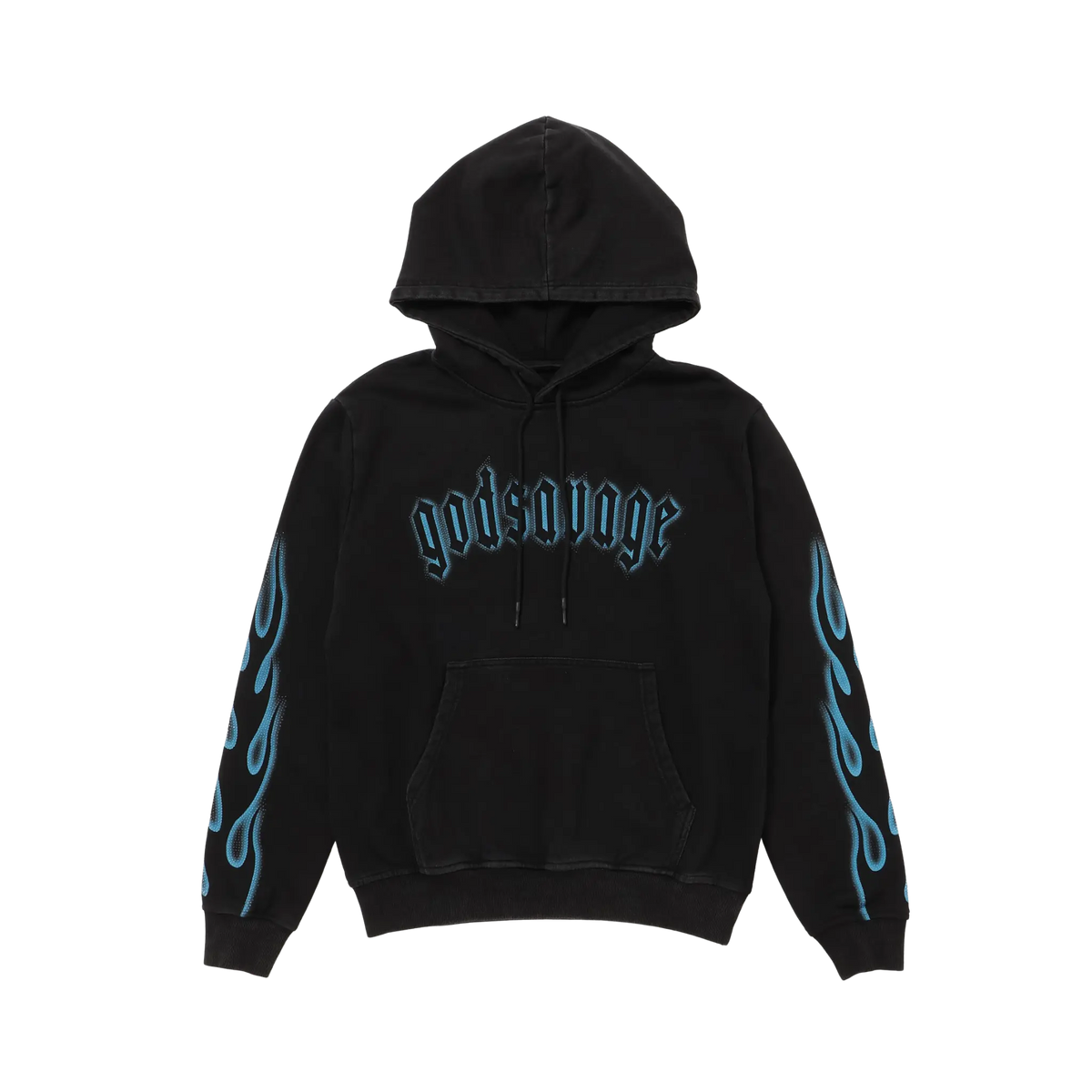 CRYSTAL FLAME HOODIE - BLUE