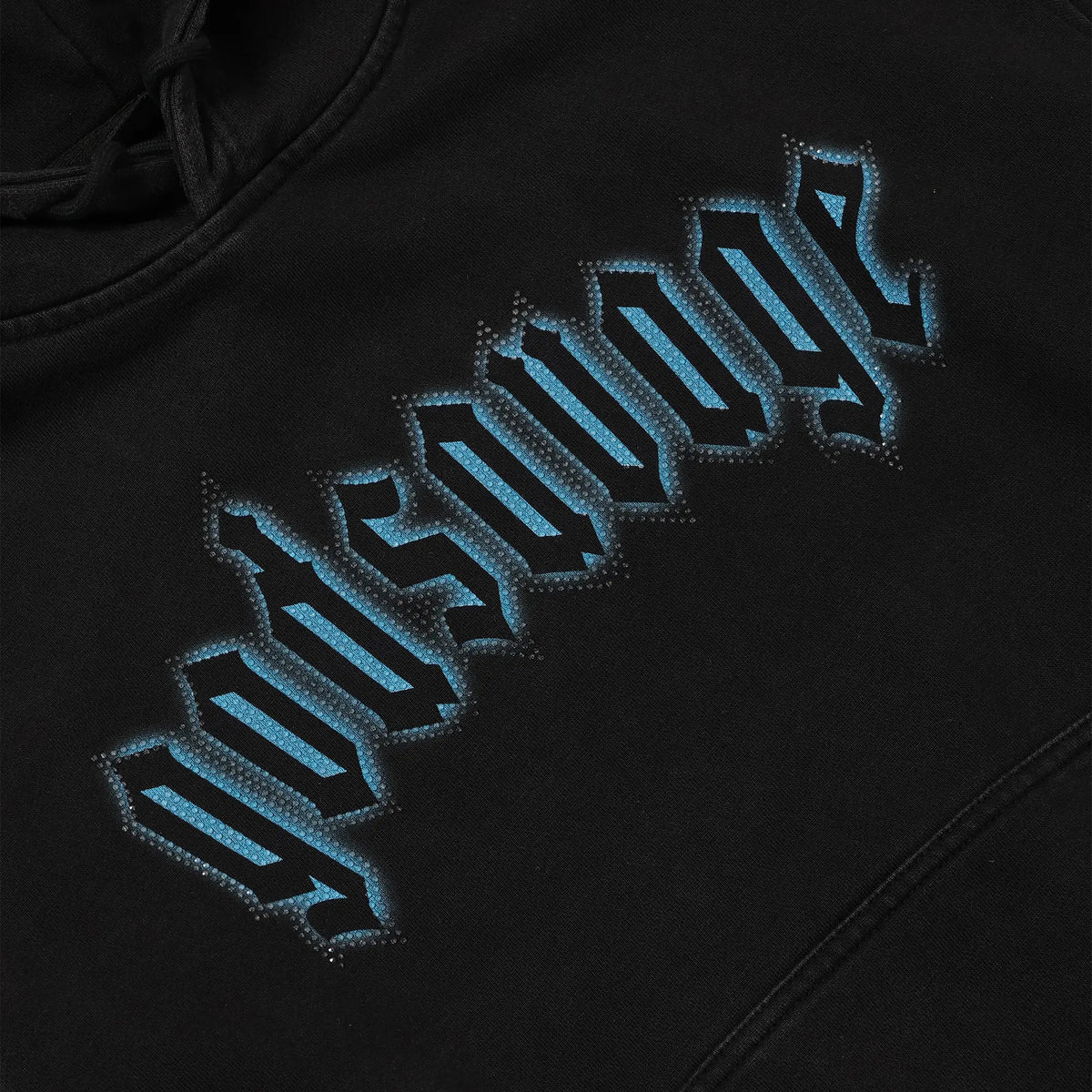 CRYSTAL FLAME HOODIE - BLUE