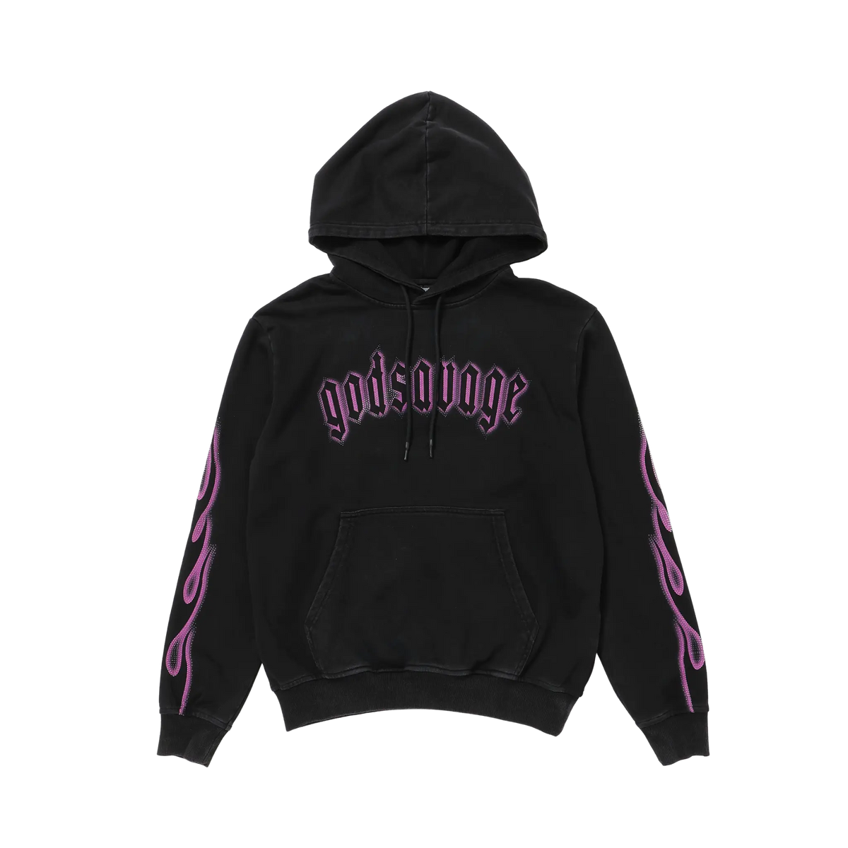 CRYSTAL FLAME HOODIE - PINK