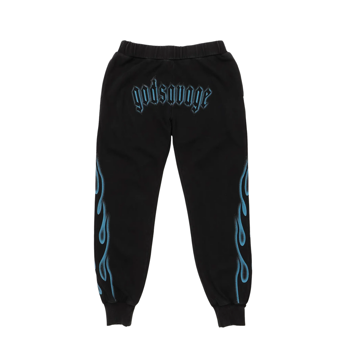 CRYSTAL FLAME SWEATPANTS - BLUE