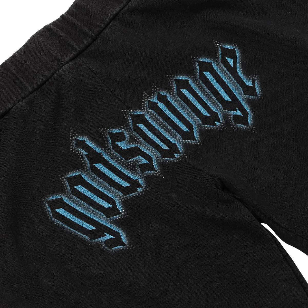 CRYSTAL FLAME SWEATPANTS - BLUE