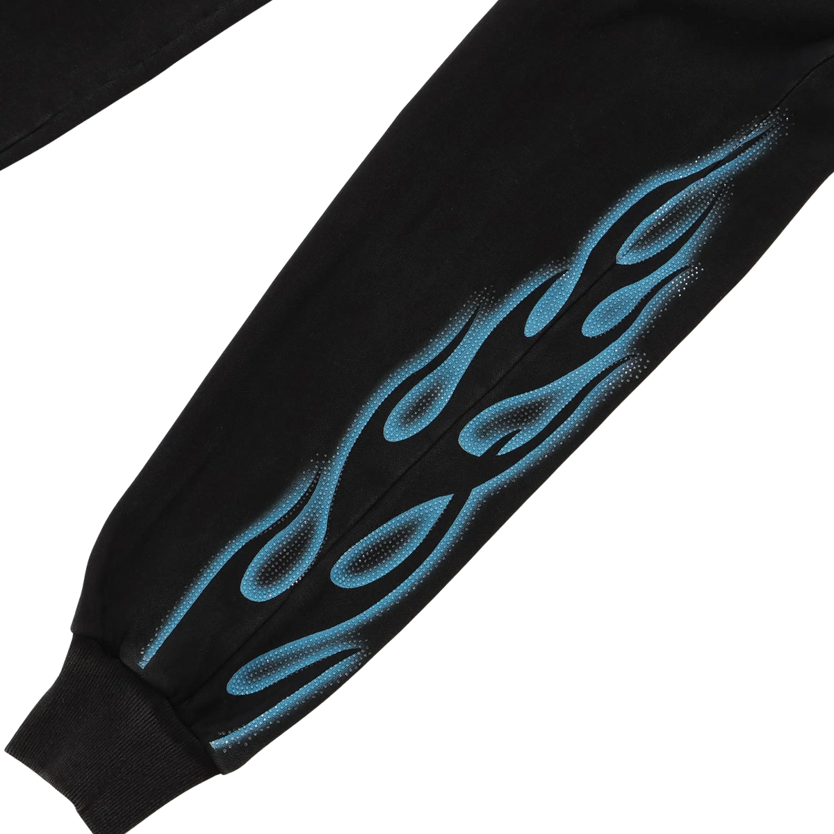CRYSTAL FLAME SWEATPANTS - BLUE