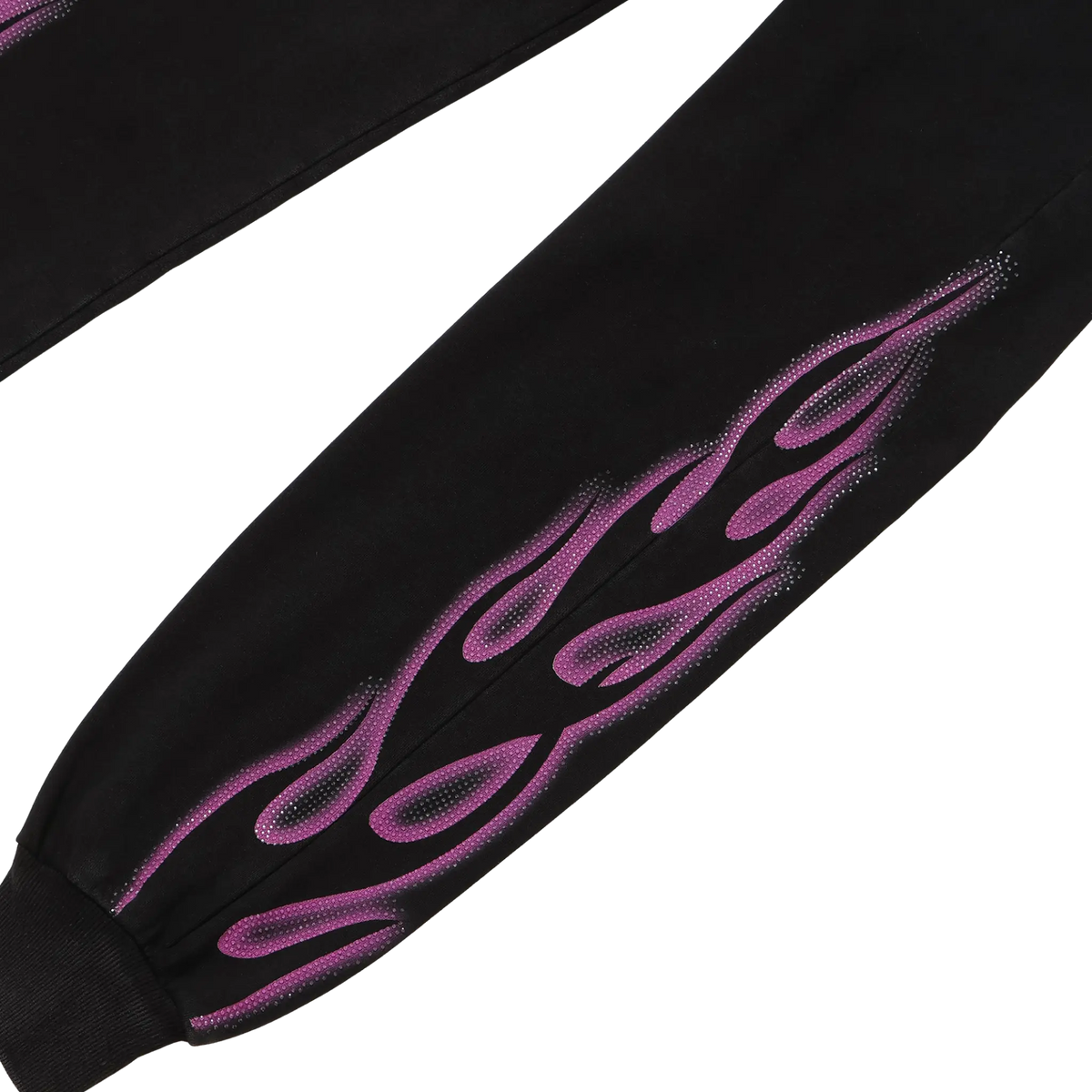 CRYSTAL FLAME SWEATPANTS - PINK
