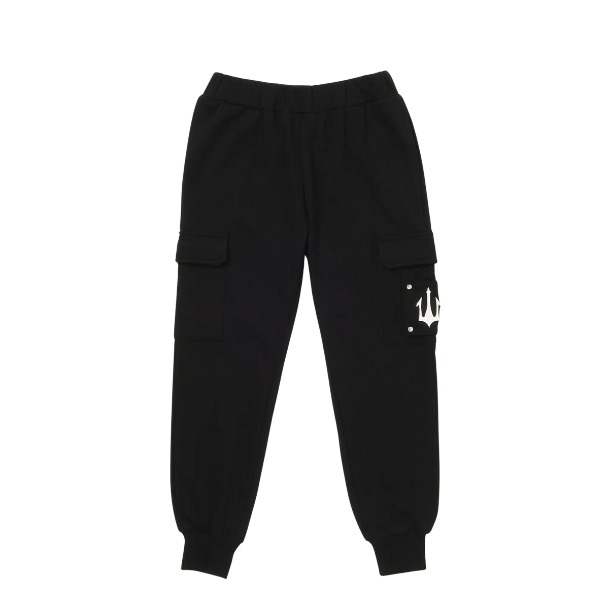 METAL LOGO SWEATPANTS - BLACK