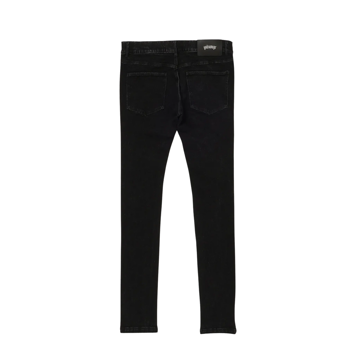 OG LOGO DENIM PANTS- BLACK