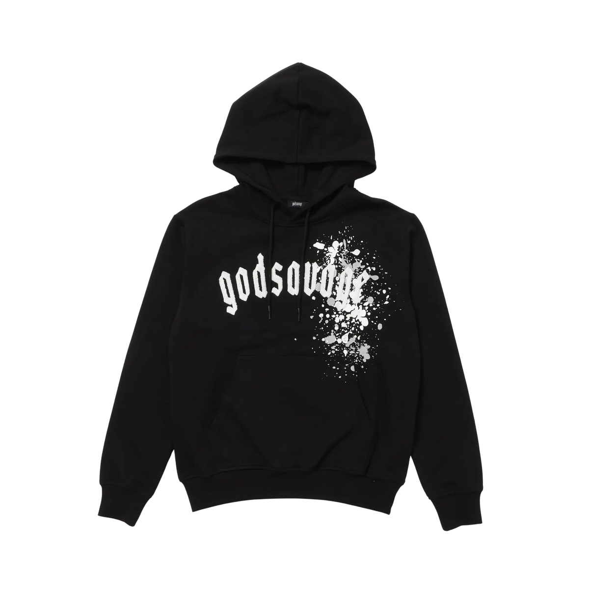 OG LOGO PAINT HOODIE - BLACK