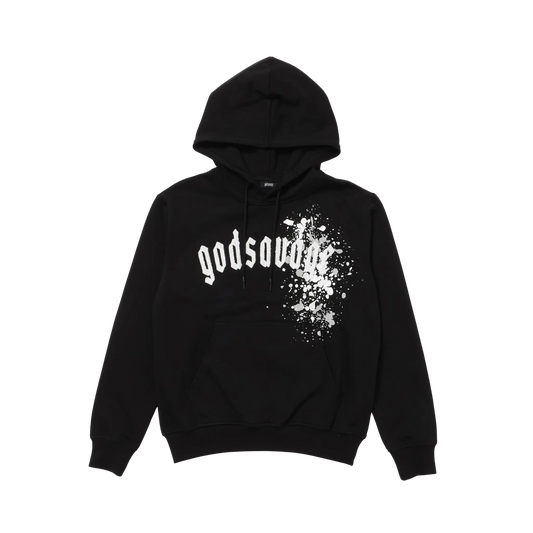 OG LOGO PAINT HOODIE - BLACK