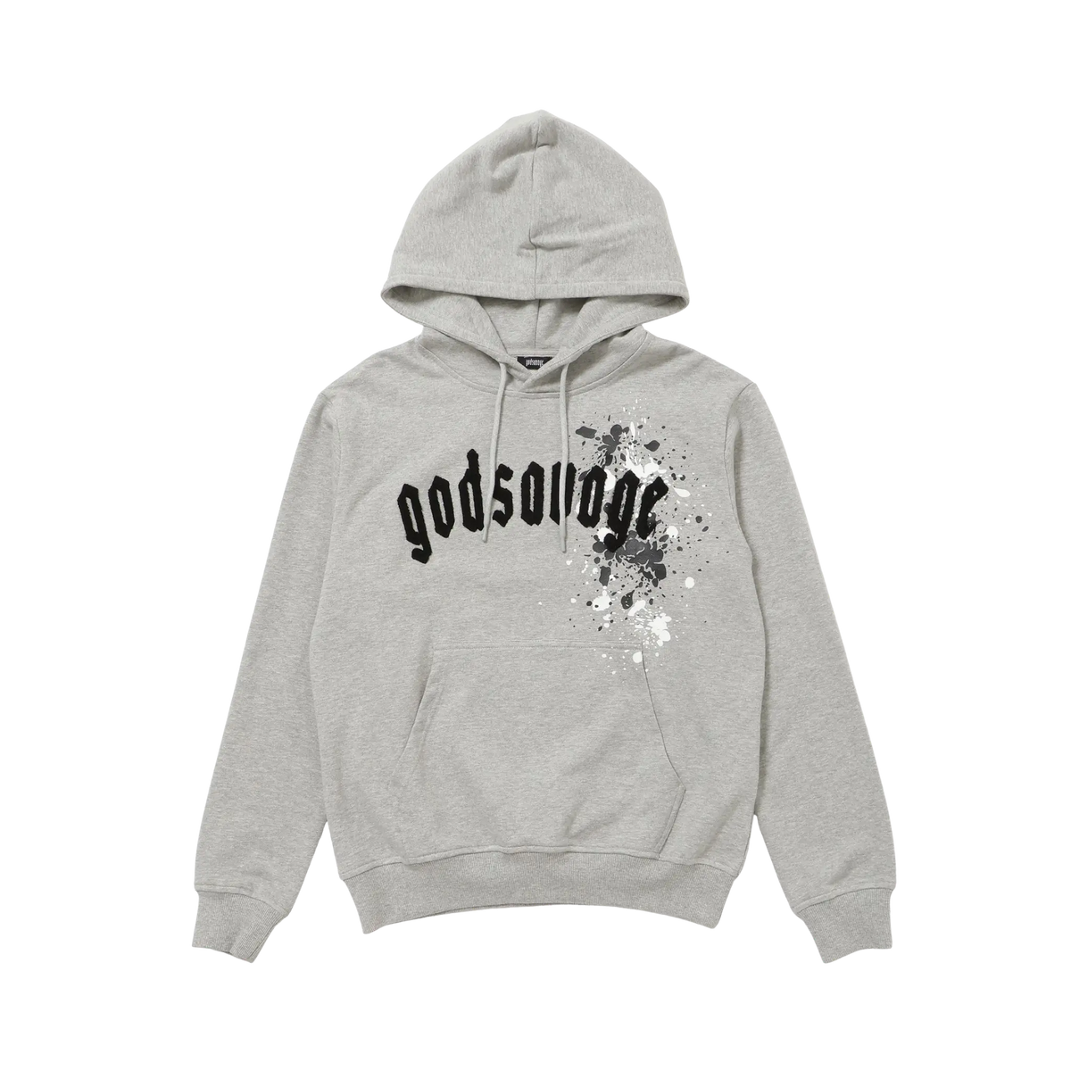 OG LOGO PAINT HOODIE - GREY