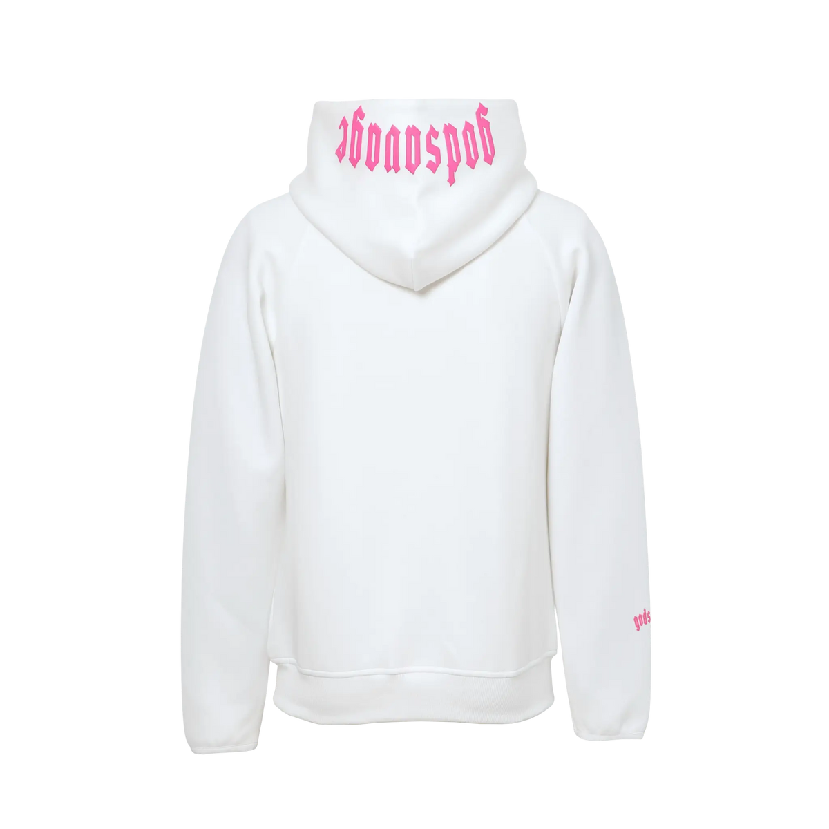 TECH ZIP UP - WHITE & PINK – god savage