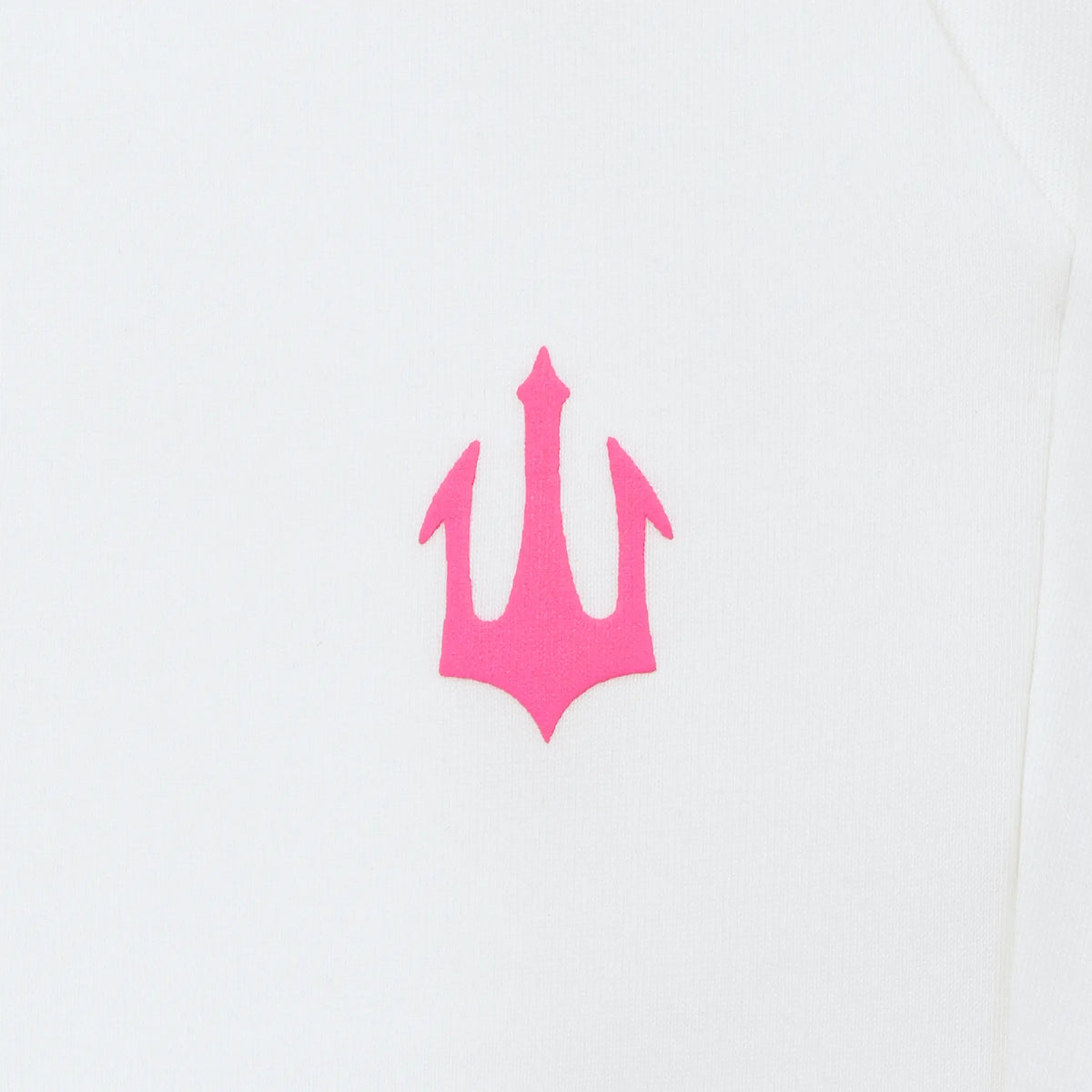 TECH ZIP UP - WHITE & PINK