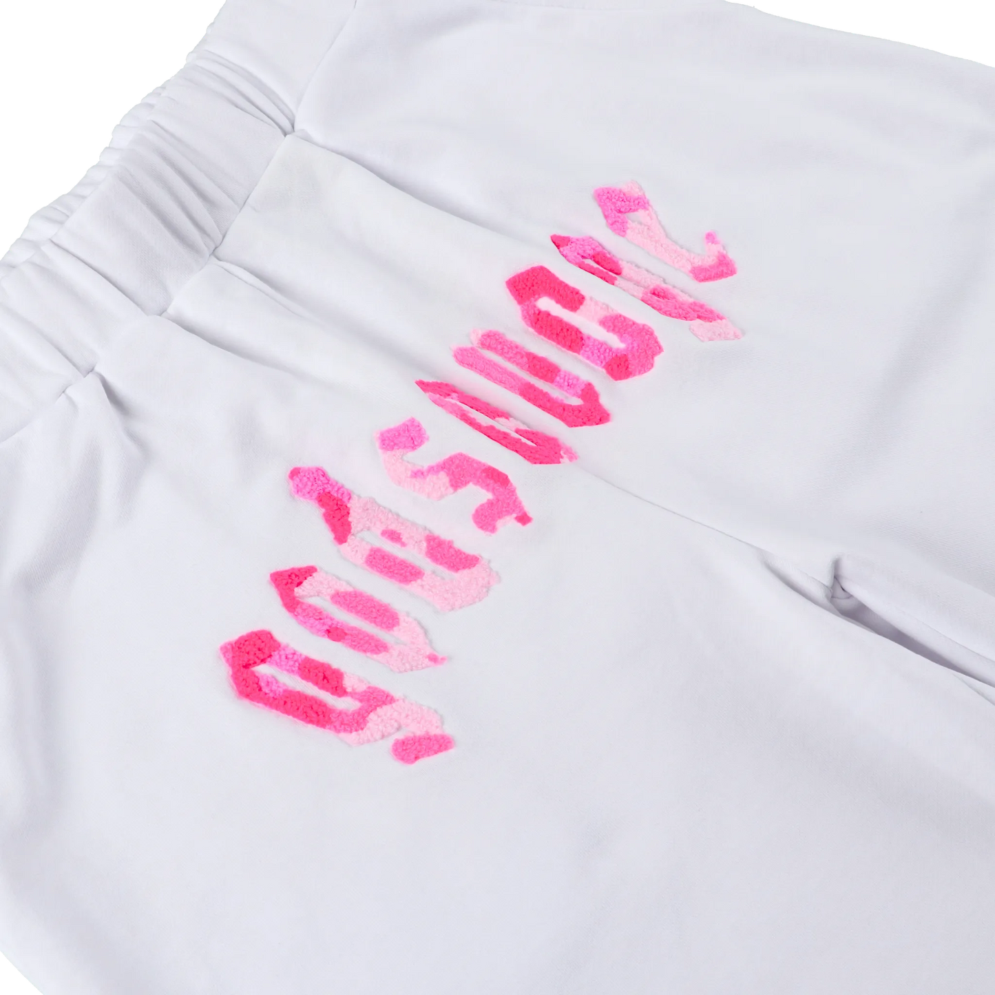 CAMO LOGO SHORTS - WHITE & PINK