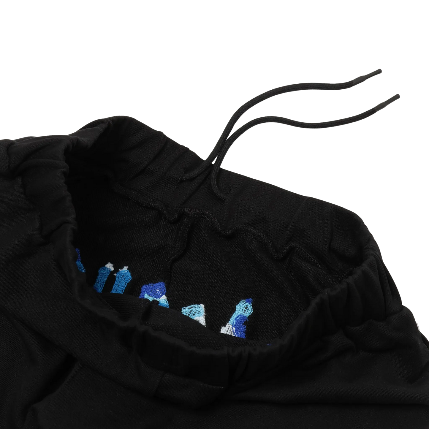 CAMO LOGO SWEATPANTS - BLACK & BLUE