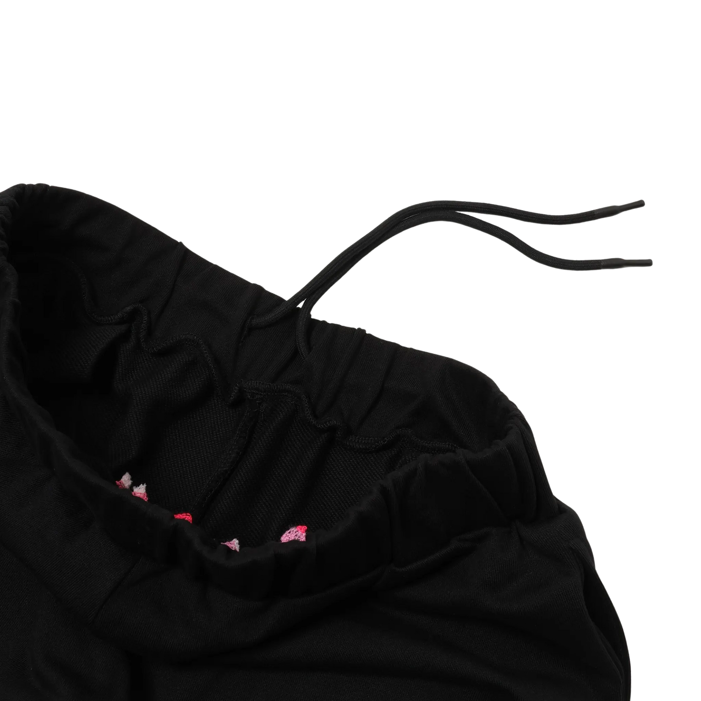 CAMO LOGO SWEATPANTS - BLACK & PINK