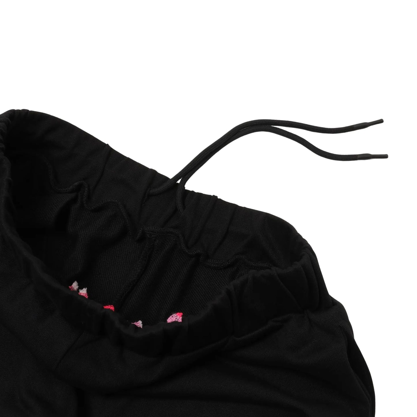 CAMO LOGO SWEATPANTS - BLACK & PINK