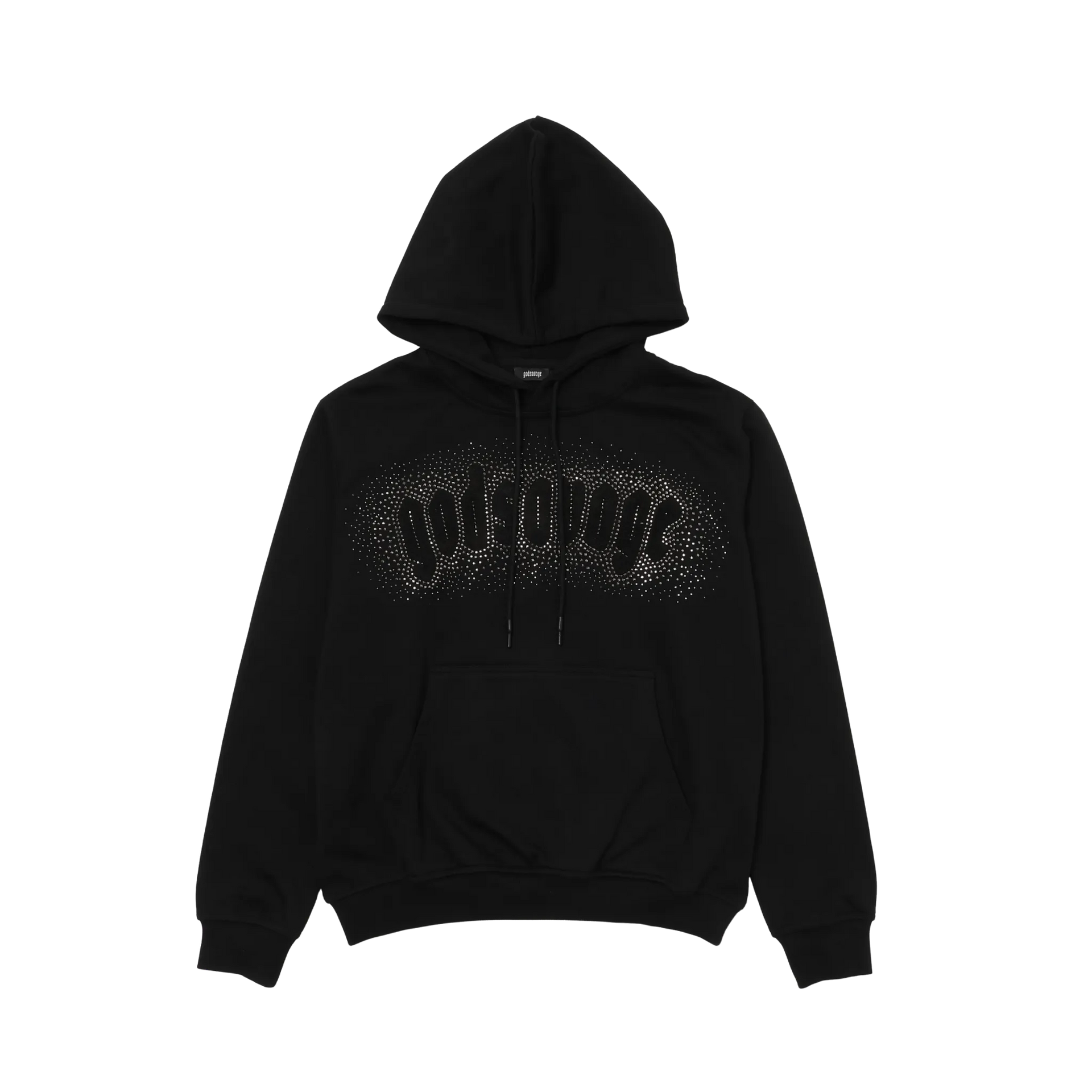 CRYSTAL HOODIE - BLACK – god savage