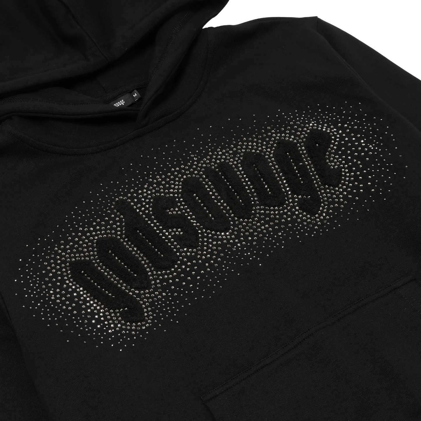 CRYSTAL HOODIE - BLACK
