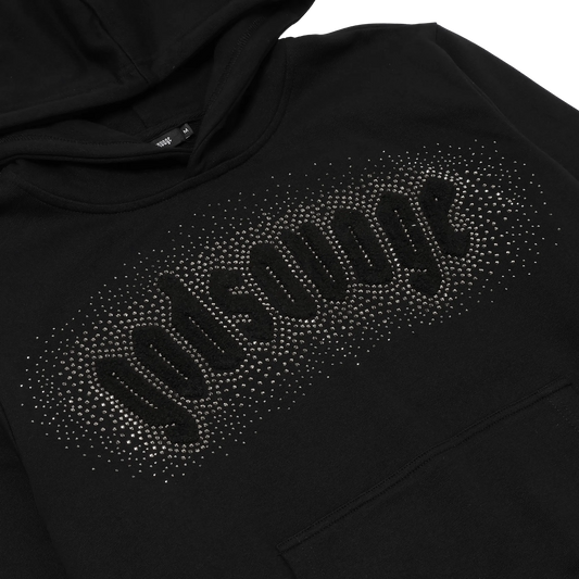 CRYSTAL HOODIE - BLACK