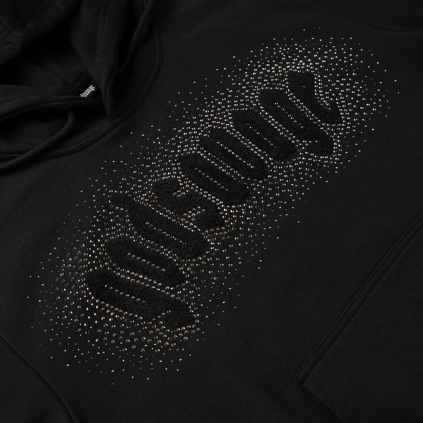 CRYSTAL HOODIE - BLACK