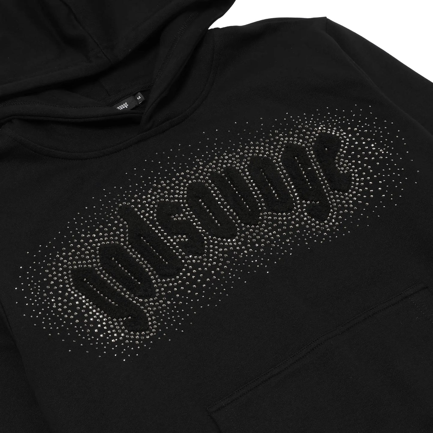 CRYSTAL HOODIE - BLACK
