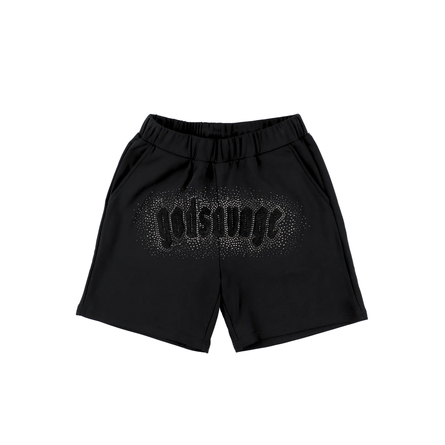 CRYSTAL SHORTS - BLACK