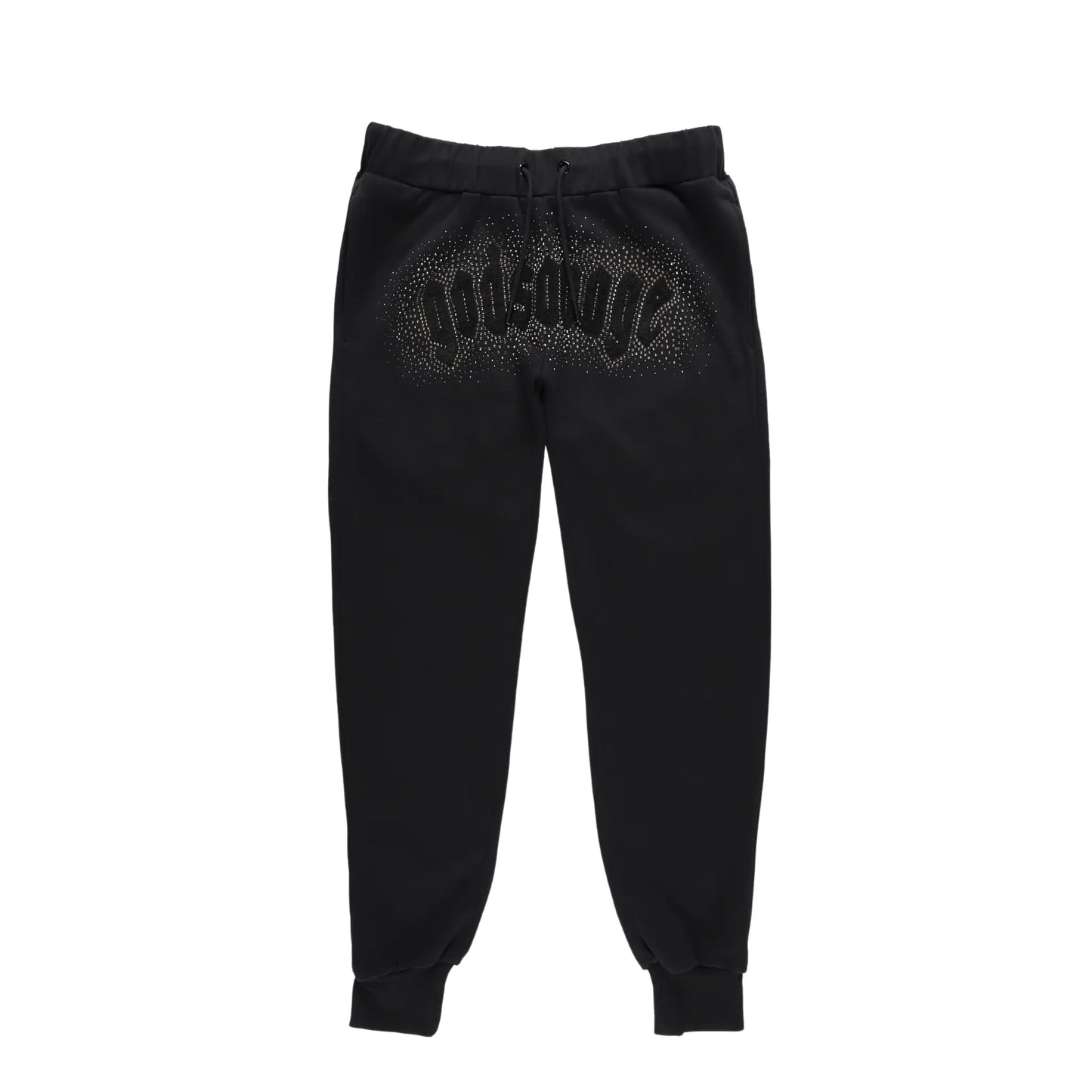 CRYSTAL SWEATPANTS - BLACK