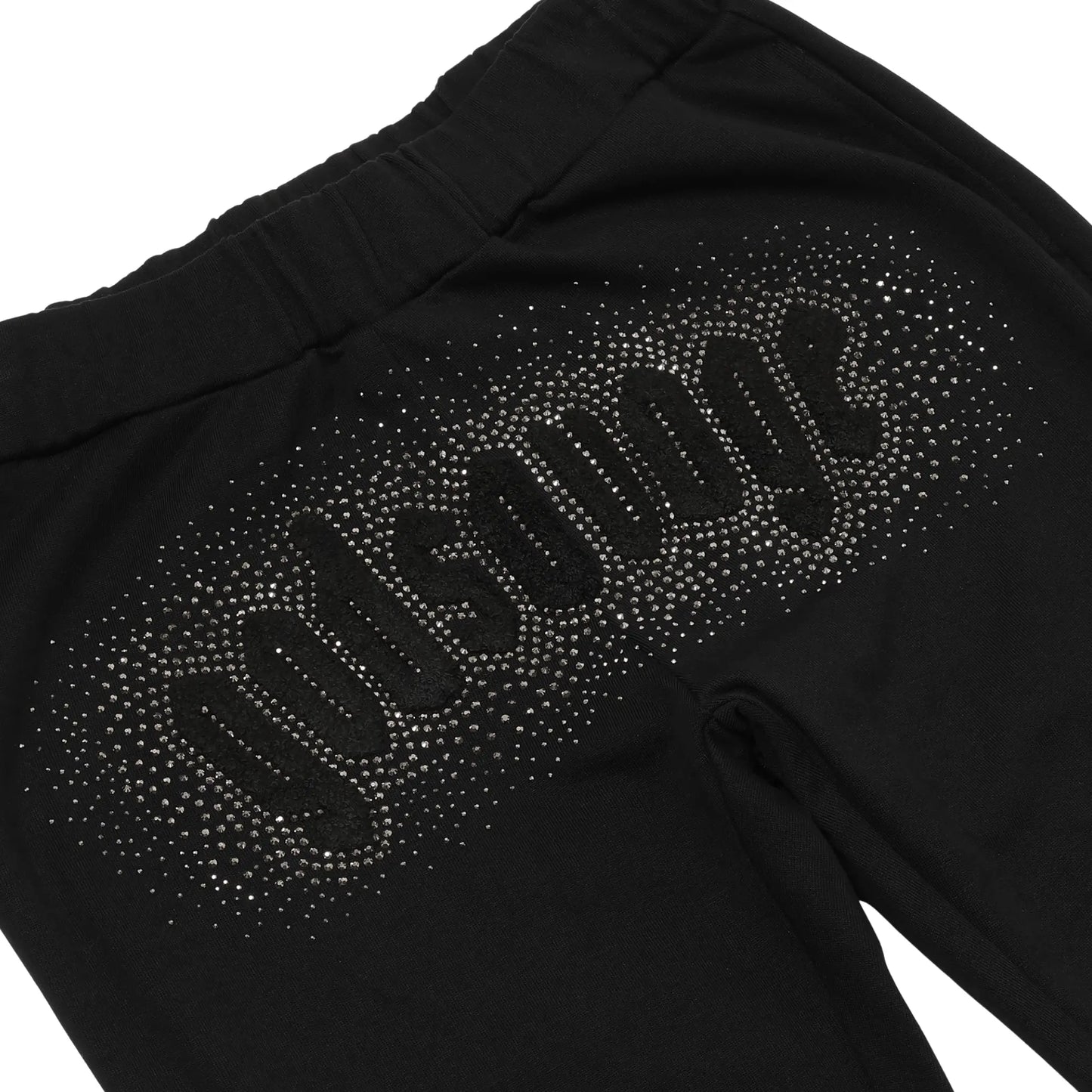 CRYSTAL SWEATPANTS - BLACK