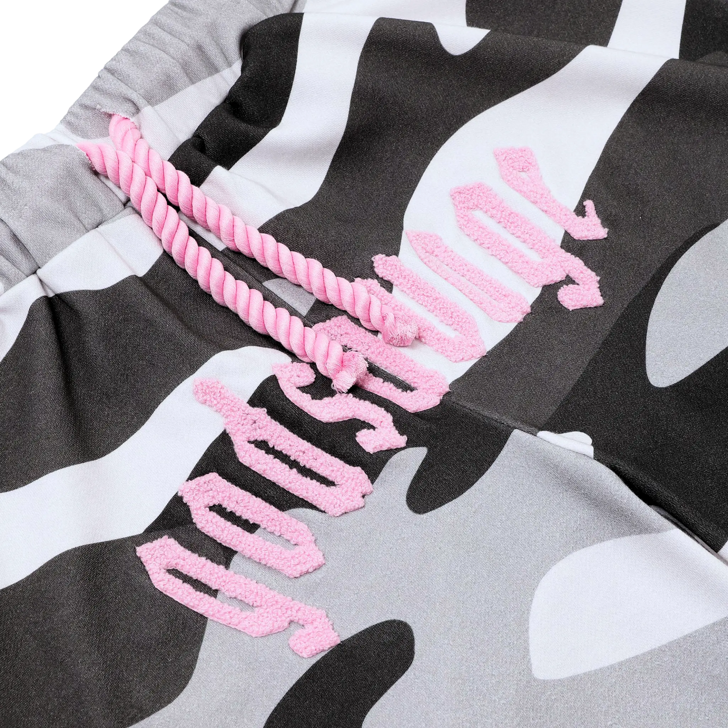 FULL CAMO SHORTS - GREY & PINK