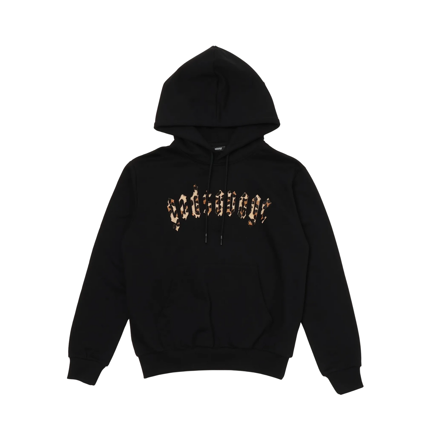 LEOPARD LOGO HOODIE