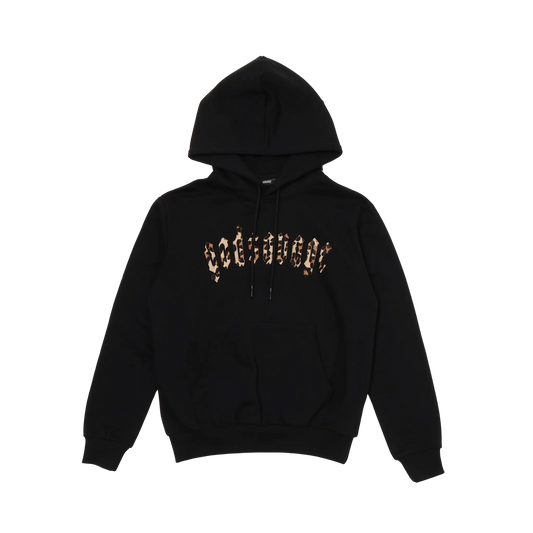 LEOPARD LOGO HOODIE
