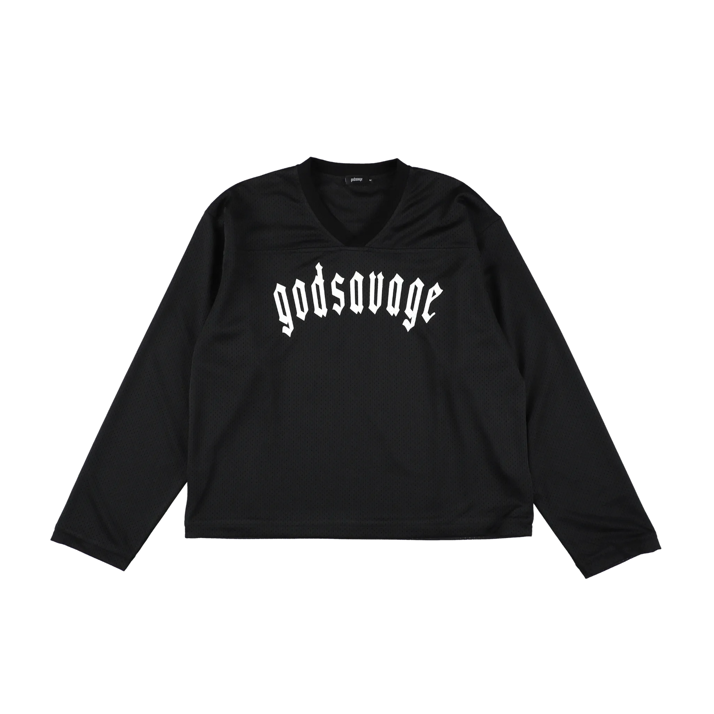 MESH L/S TEE - BLACK