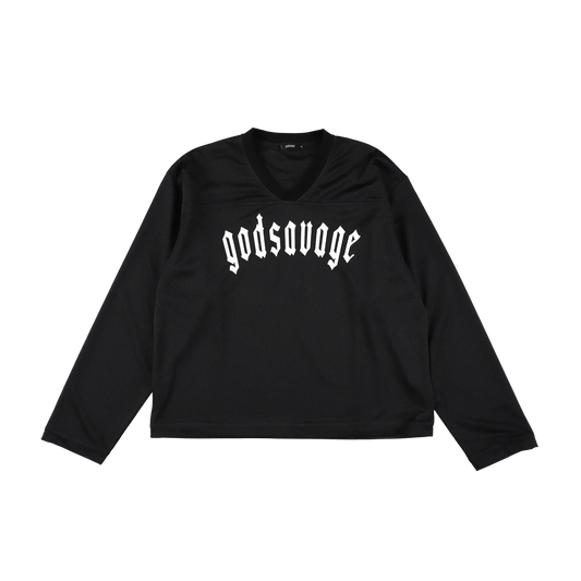 MESH L/S TEE - BLACK